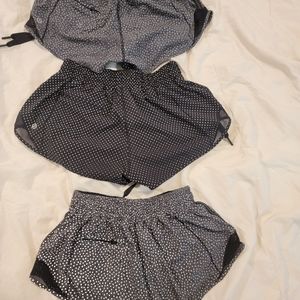 Bundle of 3 lululemon hottest hot shorts